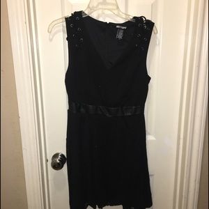 Black rocker dress. Gothic.